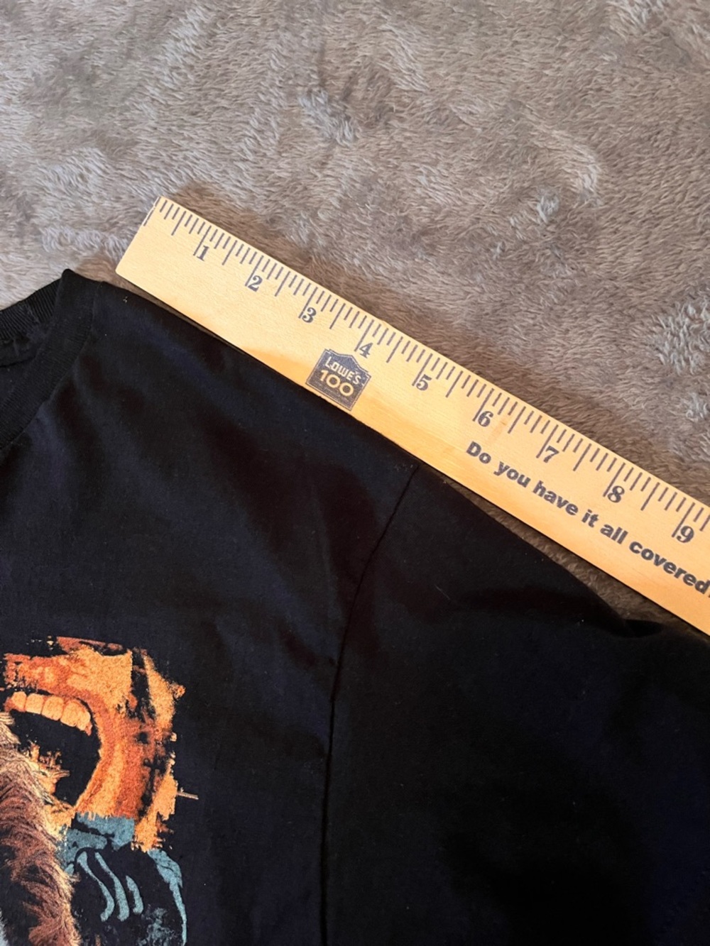 Halloween II Graphic Tee - Black with Orange & White Print - Picture 4 of 6